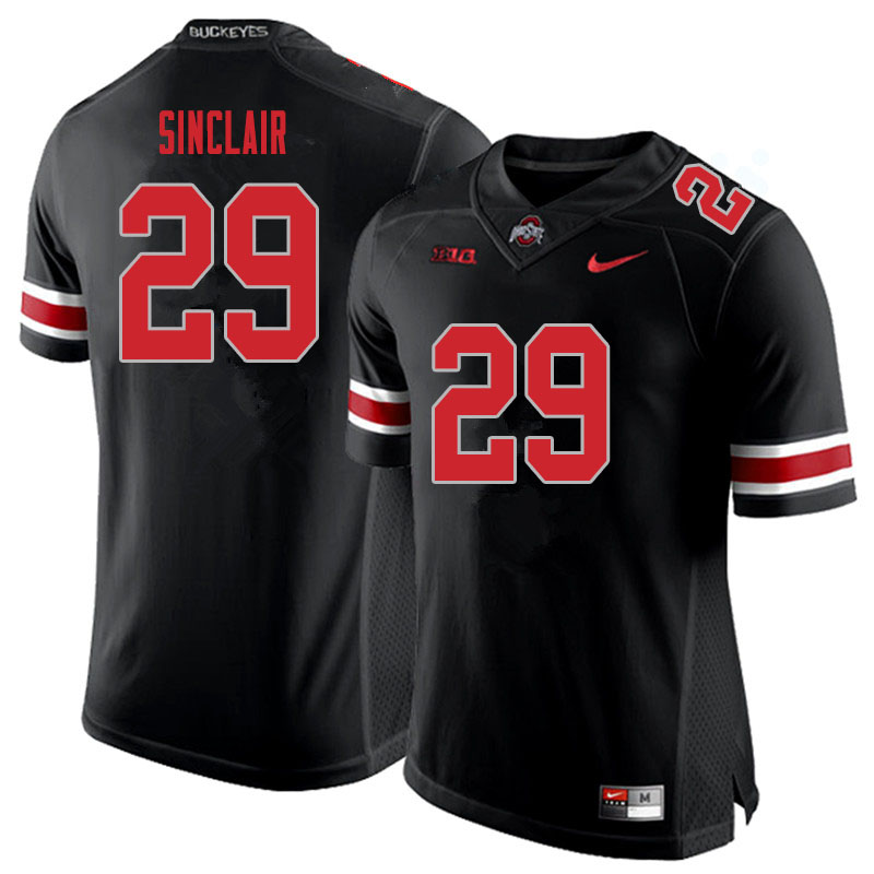 Ohio State Buckeyes #29 Darryl Sinclair College Football Jerseys Sale-Blackout